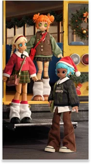 Peach Riot Winter Break OOTD　POPPY Peach Riot Winter Break OOTD Series 1/8 Action Figure - POP MART